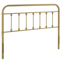 Modway - Sage Métal Tête de lit complète, Or-Tête de lit complète en métal