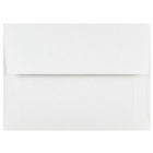 Jam Paper - Enveloppes d'invitation A6, 4 3/4 po H x 6 1/2 po l, Blanches, Paquet de 50-Blanc