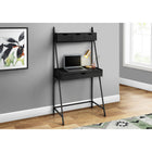 Monarch Specialties - 7330 Bureau 32 po L - Noir/Metal Noir-Cadre en métal noir solide pour tenir une surface de travail spacieuse idéal pour un ordinateur portable, une lampe et des accessoires de bureau