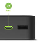 mophie - Powerstation 20 000 mAh - Noir-La powerstation XL compacte dispose d'une batterie interne de 20 000 mAh avec la capacité de répondre aux exigences de votre journée