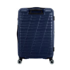 American Tourister - Surftime Spinner - Moyen - bleu métallique-La serrure intégrée approuvée par la TSA offre une sécurité supplémentaire lors de l’enregistrement de vos bagages.