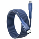Statik - MagStack Pro Câble de Charge/Sync Magnétique USB-C vers USB-C de 3.3 pi, Marine-Bye bye les casse tête: Se range de facon autonome! S'enroule automatiquement en une spirale nette. Fini les câbles emmêlés