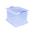 Really Useful Boxes – Boîte de rangement de 31 l - transparent-Plastique transparent et durable