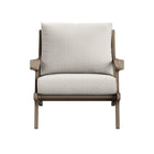 Modway - Saratoga Terrasse extérieure Bois de teck Fauteuil, Caillou-Assemblée requise