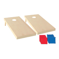 Triumph - Ensemble De Jeu De Poches Woodie - 2 pi x 4 pi - Brun-COMPREND : Deux planches de tournoi de 48 po de longueur x 24 po de largeur x 2 po de hauteur avec huit sacs de haricots de 6 po x 6 po