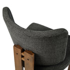 Modway - Alba Rembourrage sans bras Chaises de salle à manger Ensemble de 2 - Charbon de bois-10