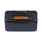 Bugatti - Valise de cabine à coque rigide 18.50po de la collection Cannes - Marine-Double roues pivotantes à 360° pour un roulement fluide et silencieux
(8 roues)