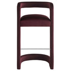 Modway - Winslow Performance Velvet Tabouret de bar - Mûrier-7