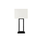 Monarch Specialties - Luminaire - 28 po H Lampe De Table - Port Usb Inclus - Métal Noir - Abat-Jour Ivoire / Crème-Illuminez votre intérieur avec cette lampe de table de 28 pouces, conçue en métal noir élégant et avec un abat-jour en tissu ivoire, parfaite pour le salon, la chambre à coucher ou le bureau