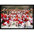 Detroit Red Wings 20x29 2008 Stanley Cup - Toile encadree - 31" x 22"-Impression sur toile de qualité supérieure avec bordures enveloppées