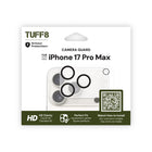 TUFF8 - Protection de caméra pour iPhone 17 Pro Max-Protection de l’objectif de la caméra : aide à protéger contre les rayures et les dommages