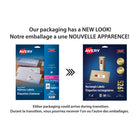 Avery - Étiquettes rectangulaires blaches avec Easy Peel, 1 po x 4 po, Paquet de 500 (5261)-20 étiquettes par feuille