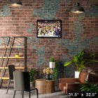 Pittsburgh Penguins 20x29 2017 Stanley Cup - Toile encadree - 31" x 22"-Sous licence officielle de la LNH et de l'AJLNH
