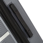 Air Canada - Bagage de soute rigide Laurentian de 28 po - roulettes pivotantes à 360 degrés - anthracite-Les dimensions avec les roues sont de 48 cm L x 30 cm L x 75 cm H