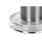 Monarch Specialties - Luminaire - 28 po H Lampe De Table - Métal Nickelé - Abat-Jour Ivoire / Crème - Contemporain-Dimensions assemblées : 15 po L x 15 po L x 27,5 po H . base : 6 po L x 6 po L x 15,25 po H . abat-jour : 15 po L x 15 po L x 10 po H