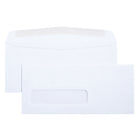 Staples - Enveloppe à fenêtre - Certifié FSC - No. 9 - 3-7/8" x 8-7/8" - vélin blanc 24 lb - Paquet de 500-Vélin blanc