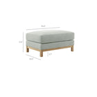 Modway - Roscoe Tissu Ottoman - Brume-Tissu chenille Mélange