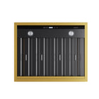 KUCHT KRH30TG 30 po Hotte murale - 900 CFM - Gemstone-Écran LCD à commande tactile par capteur permettant de choisir la vitesse appropriée