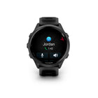 Garmin - Forerunner 570 - 47 mm, aluminium gris ardoise avec bracelet noir translucide/noir-RAPPORT DU MATIN ET DU SOIR - Réveillez-vous avec votre rapport du matin comprenant un aperçu de votre sommeil, de votre récupération et de vos perspectives d'entraînement, ainsi que votre VFC, votre préparation à l'entraînement et la météo. Avant de vous coucher, recevez un rapport du soir pour mieux préparer le lendemain : rappel de vos besoins en sommeil, de votre entraînement du lendemain, de la météo et des évén