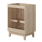 Modway - Miles 24" Armoire de toilette de salle de bain (lavabo non inclus) - Chêne-Capsules de pied non marquées