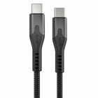 Statik - MagStack Pro Câble de Charge/Sync Magnétique USB-C vers USB-C de 3.3 pi, Noir-Transfert de données rapide à 480 Mbit/s : transférez en toute sécurité vos fichiers importants, vidéos, musiques, films, podcasts et bien plus encore. Compatible avec les transferts entre votre téléphone et votre ordinateur, votre ordinateur et un disque dur, ou toute autre combinaison d'appareils compatibles