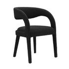 Modway - Pinnacle Boucle Tapis Chaise à manger Ensemble de 2 - Noir-Capacité de poids : 330 lb.