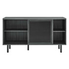 Modway - Kurtis 59" Buffet - Charbon de bois-Capacité de poids : 181 lb.