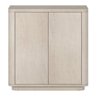 Hudson&Canal - Meuble d'appoint Plympton 32 po de largeur - Blanc aulne-Comprend deux portes battantes et une étagère centrale réglable