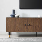 Modway - Nexus 60 po Meuble TV, Noyer noir-Accents dorés