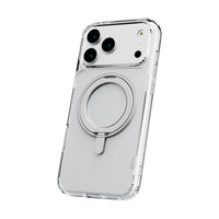 TUFF8 - Étui Glide360 Mag Transparent iPhone 17 Pro Max-Support rotatif à 360° : intégré, pivote à plusieurs angles pour un usage mains libres