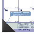 Blueline - Sous-Main Scolaire Mensuel 13 Mois  De Juillet À Juillet – 21 1/4 po L x 16 po l - Bilingue-Feuilles détachables perforées, reliure en tête