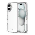 AXS - ULTRA CLEAR étui testé contre les chutes pour Apple iPhone 16 - Transparent-Protection anti-UV pour afficher clairement le design original de votre cellulaire