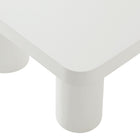 Modway - Cleo 54 po Rectangulaire Table basse - Blanc-9