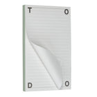 Gry Mattr - Bloc-notes de tâches à accomplir - 100 feuilles lignées-Bordures de pages colorées