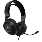 Corsair - Casque de jeu HS35 V2 - Noir carbone-Connectivité multiplateforme : une connexion universelle de 3,5 mm est compatible avec PC, Mac, consoles, mobiles et plus encore, pour un avantage audio dans tous vos jeux.