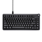 Cybeart - Akula 75 Lite Clavier Gaming Filaire Rgb Tkl - Noir-Clavier 75 % avec 81 touches et bouton de volume dédié, offrant toutes les fonctionnalités d’un clavier de taille standard dans un format compact. Cadre en ABS de haute qualité pour une robustesse, une stabilité, une légèreté et une esthétique élégante