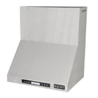 KUCHT KRH3021A 30 po Hotte murale - 900 CFM - Acier inoxydable-Équipée de deux lampes DEL de 1,5 W, cette hotte au design sans soudure offre une meilleure visibilité pendant la cuisson et rehausse l’apparence de votre cuisinière Kucht de style professionnel