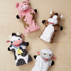 Melissa & Doug - Marionnettes à main - les amis de la ferme - Set de 4-8