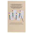 General Supply Goods + Co Goods + Co - Ensemble de mini blocs à peinturer - Plantes-Échantillons d’aquarelle intégrés