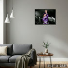 The Tragically Hip 20x29 sur toile Gord in Purple-H - Toile encadree - 31" x 22"-Prêt à accrocher - livré entièrement assemblé