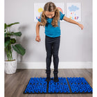 Bintiva - Tapis tactile Pebblestone - Lot de 2-Le tapis de galets tactile peut être utile aux enfants ou aux adultes ayant un diagnostic de TDAH, de troubles du traitement sensoriel ou de trouble du spectre autistique