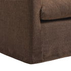 Modway - Somerset Mélange de lin Fauteuil - Cacao-8