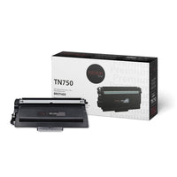 Premium Tone - Brother TN750 Alternatif Premium Tone - Rendement élevé - Noir-Couleur: Noir