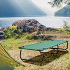 Outsunny - Lit de camp pliant pour bureau, plage, maison-Tissu Oxford 600*300D avec revêtement plastique pour une protection contre l'eau et la pluie