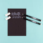 Tombow - Fudenosuke Pastel - Blanc - Paquet de 2-Stocker horizontalement
