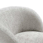 Modway - Vesta Tissu chenille Rembourré Chaise pivotante - Gris colombe-8