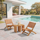 Zuo - Sunflare Chaise Lounge - Brun-Dimensions: 30,7 po L x 24,0 po L x 29,1 po H
