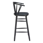 Zuo - Stenger Tabouret de bar - Noir - Ensemble de 2-Garantie limitée de 3 ans