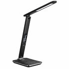 ShoppingAll - Lampe de Bureau LED Multi-Fonctionnelle avec Chargeur Sans Fil Qi - Noir-Source de lumière LED