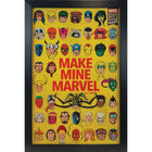 Make Mine Marvel - Impression encadree - 25" x 37"-Impression d'art de haute qualité avec passe-partout et encadrement professionnel